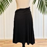 EXPRESS Y2K Black Asymmetrical Handkerchief Hem Skirt XS Photo 4