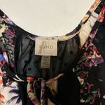 cupio  long sleeve floral top size large Photo 1