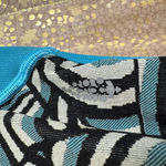 Free People  Movement Dip It Low Athletic Beach Booty Shorts Blue M/L Photo 3