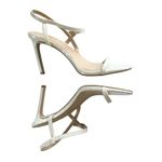 Sam Edelman  Women’s Doran White Crocodile Strappy Stiletto Heel Sandals Size 8.5 Photo 2