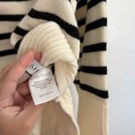 Chicwish  Oversized Striped High Neck Sweater Medium Photo 3