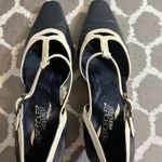 Aerosoles  Navy/Black and Cream Mary Jane Heels with Tapered Heel Photo 1