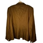 Ellen Tracy Linda Allard ‎ Brown Wool Blend Jacket Photo 3