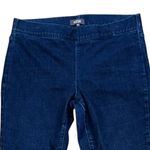 NYDJ Alina Skinny Ankle Pull-On Jeans With Side Slits Dark Blue Size 8 Lift Tuck Photo 1