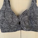 Aerie  Black & White Polka Dot Bikini Top Photo 1