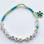 Handmade Taylor Swift Eras Tour Friendship Bracelet Debut Should’ve Said No Photo 0