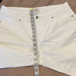 st. john's bay St John’s Bay size 12 white cuffed cropped jeans like new Photo 5