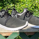 Nautica  Kappil ￼Knit Sneakers Sz 8.5 Black/White/ Gray Photo 0