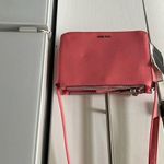 Nine West Flamingo Pink Triple entry Crossbody adjustable Photo 0