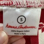 Hanna Andersson Adult S Pajamas Long Johns Pants Christmas Reindeer Dear Deer Red Photo 2