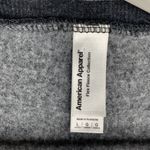 American Apparel  Sz L Sweatshirt Fleece Terry Cloth Cropped Long Sleeve Women's Photo 3