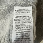 Edikted Grey Off Shoulder Ribbed Knit Cropped Sweater Long Sleeve Photo 5