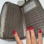 Nanette Lepore  Metallic Zip Wrap Around Wallet Photo 5