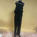 Chelsea28 🛍️ Black Cold Shoulder Ruffle Jumpsuit Romper Size 0 Photo 8