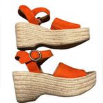Universal Threads - Orange Espadrille Wedge Size 6 Photo 2