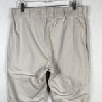 Soft Surroundings  Plus Size 2X‎ Pants Crop Ankle Elastic Light Khaki Cotton 328 Photo 4