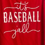 Bella Canvas Red Baseball Tank Top Photo 1