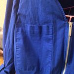 MICHAEL Michael Kors Front Zip Plus Size Shirt Dress Dopamine Classic Minimalist Blue Photo 2