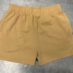 Pretty Little Thing Women’s Mustard Yellow Cotton Casual Shorts Size 4 Photo 2