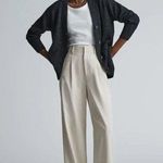 Everlane NWT Overized Alpaca Cardigan in Heather Black V-neck Sweater M Photo 0