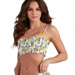 Cabana Del Sol  Lemon Print Bikini Set Size Medium NWT Photo 4