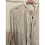 POL Oversized Beachy Lace Trime Full Zip Balloon Sleeve Hoodie, L Photo 1