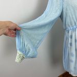 We Are HAH  Blue Make it a Double Reversible Lace Robe Medium Hot As Hell Photo 6