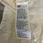 Billabong Only You One Shoulder Tank Off White Size Large NWT Photo 5