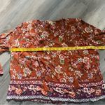 One World Farmers Market By  Floral Blouse Boho 3X Plus Photo 6