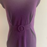 Design History Women’s Small Purple 100% Merino Wool Career Dress Work Quite Lux Photo 4