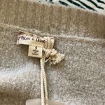 Hem & Thread  Cream Sweater Plaid Hem Panel NWT Photo 5