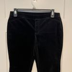 J. Jill Pull On Black Corduroy Velvet Pants Medium Petite MP Stretch Elastic Size undefined Photo 2