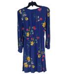 Old Navy  Women's Size Small Blue Floral Long Sleeve Knee Length Dress Photo 5