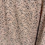 Adrianna Papell Sleeveless Printed Pleated Halter Top Pink Black Size Medium Photo 4