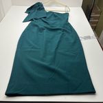 Dress the Population Dress the‎ Population Tiffany Dress One Shoulder Midi Pine Green Size XL NEW Photo 2