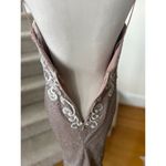 Portia & Scarlett Maree Pink Silver Glitter White Swirl Applique Ankle Dress Size 10 Photo 7