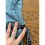 Chaser Anthropologie  Vintage Wash Linen Cap Sleeve Top - Blue XS Photo 4