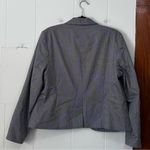 Worthington  Black‎ and White Geometric Polka Dot Open Front Blazer Size 18 Photo 3