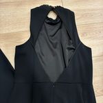 Erin Fetherston Black Halter Open Back Sleeveless Ruffle Neck Jumpsuit Size 10 Photo 9