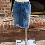 Refuge Y2K Vintage Asymmetrical Distressed Denim Skirt / 2X / EUC Photo 1