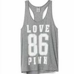 PINK - Victoria's Secret ✨Victoria Secret Love 86 Racerback Tank✨ Photo 1