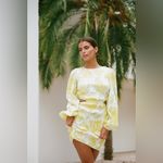 Sabo Skirt Banks Shirred Puff Sleeve Floral Dress - Solstice Floral NWT Photo 2