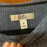 Croft & Barrow  Knit Pullover Crew Neck Sweater-Light Blue- Size M- NWT Photo 4