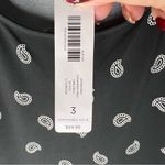 Chico's NWT  Bandana Harmony Black and White Asymmetrical MIDI Dress Photo 5