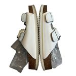 Birkenstock  White Leather Arizona Sandals, Sz EU 40 Photo 8