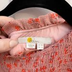 EUC BODEN Women’s Blouse Lined Floral Smocked Bib Size 6 Pink Photo 3