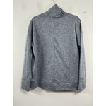 Apana Womans Long Sleeve Pullover Shirt XL Blue High Neck Photo 1