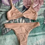 Gilly Hicks Nude Bralette & Panty Set Photo 0