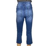 NYDJ Ami Skinny Jeans - Deep Indigo color cropped ankle great condition Size 6 Photo 8