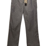 Robert Graham  Tess Pinstripe Cotton Pants, Blue Grey, size 4 Photo 0